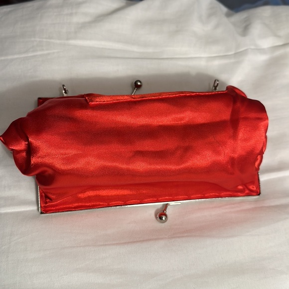 EUC- Vintage Red Sequin Purse Clutch - Picture 4 of 8